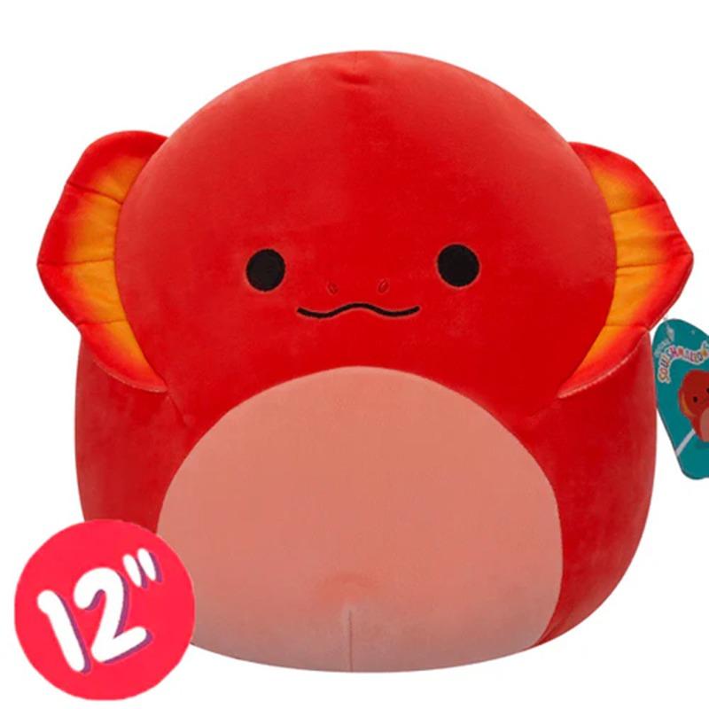 Squishmallow Plush Maxie the Red Frilled Lizard 12 Inch