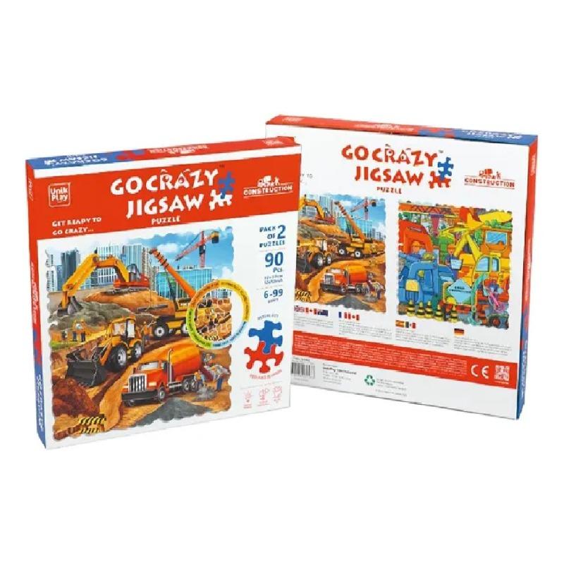 Unikplay Go Crazy Jigsaw Puzzle - Construction