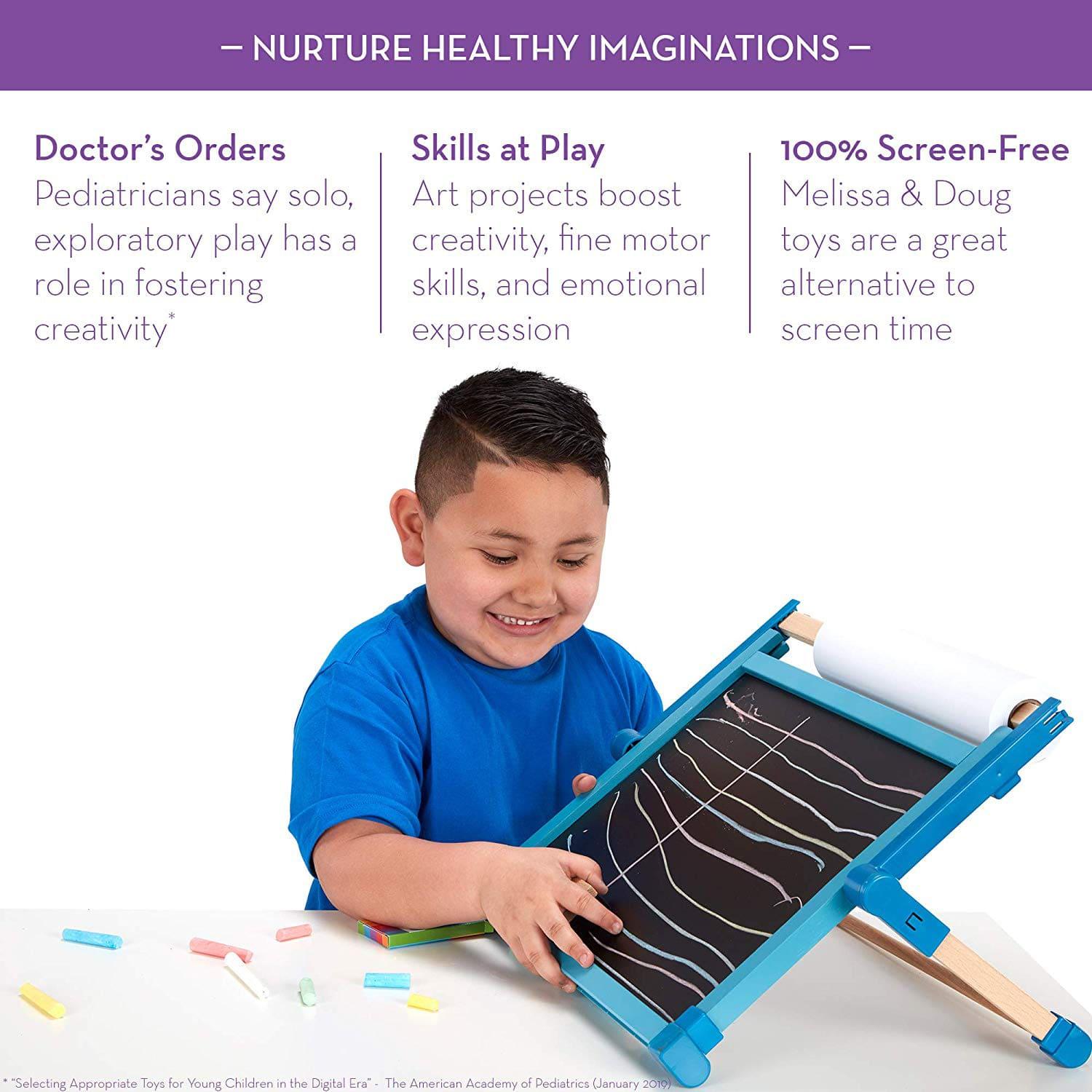 Melissa And Doug Double Sided Magnetic Tabletop Easel
