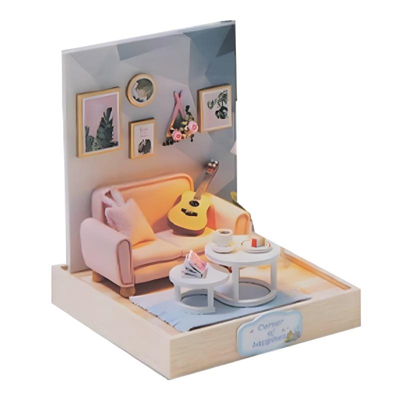 Corner of Happiness’ Luminous Wooden room
