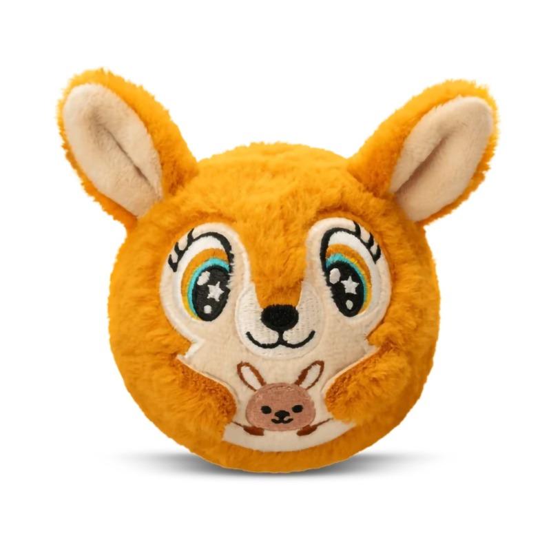 Bouncibles Kangaroo Brown Plush Toy - Jumpi