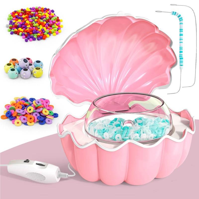 Shell Electric Bead Spinner Tools, 3 in 1 Pink