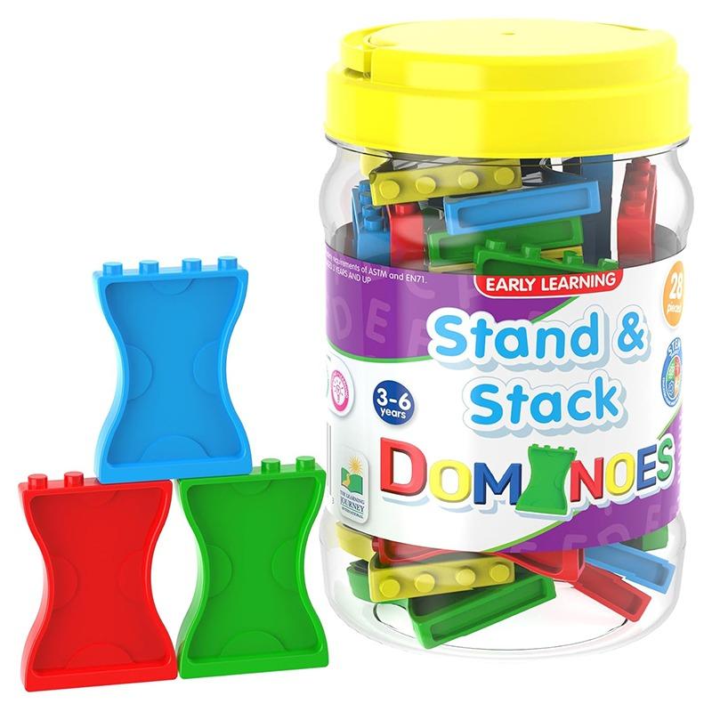 The Learning Journey Stand and Stack Dominoes