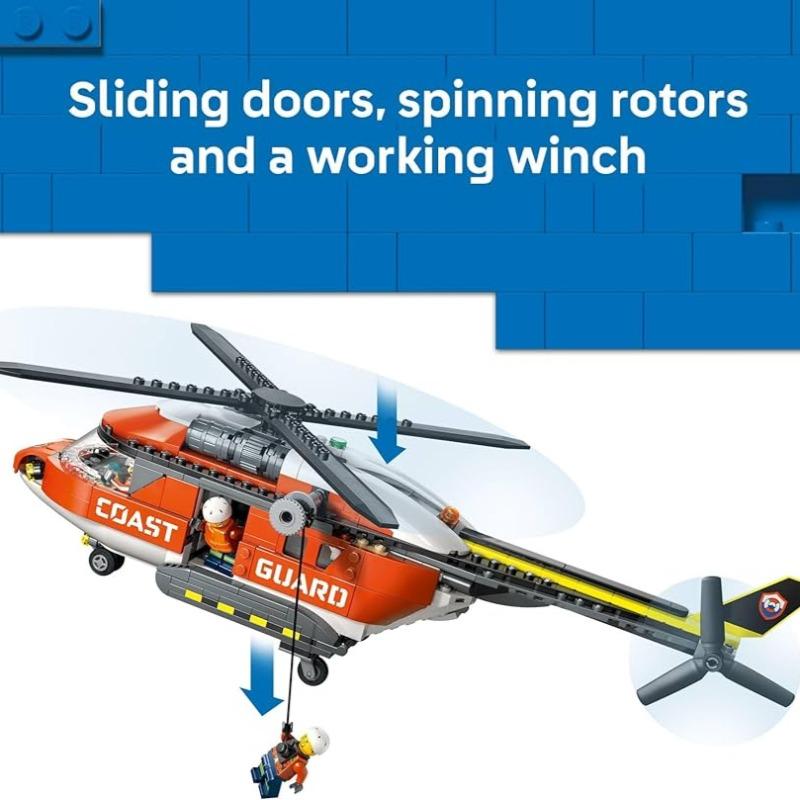 Lego Building Kit Coast Guard Helicopter 60503