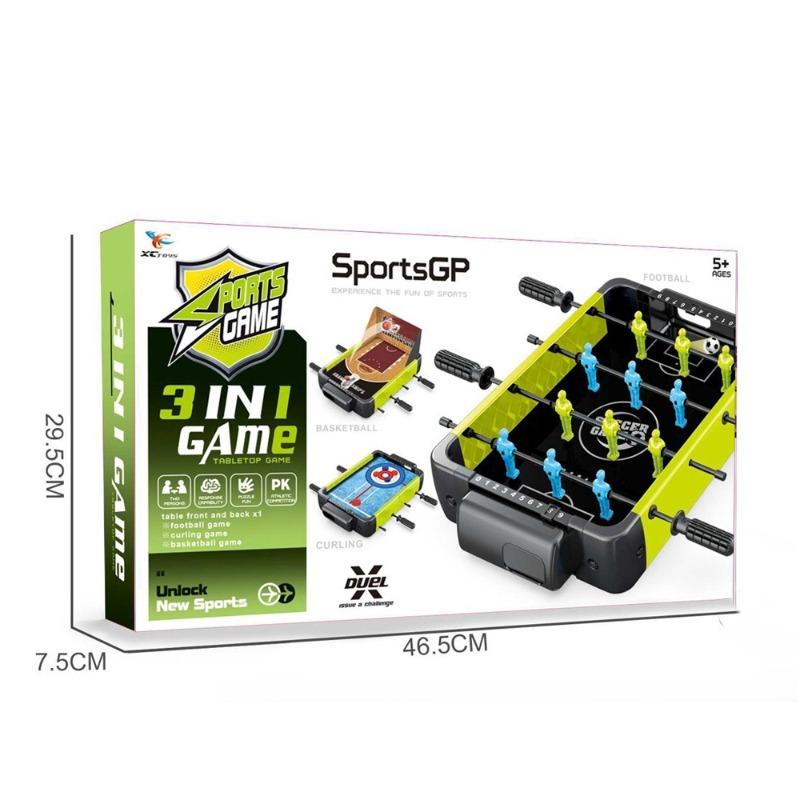 3-in-1 Sports Game Table Set