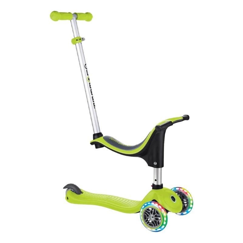 Globber Go up Sporty Lights Scooter Green