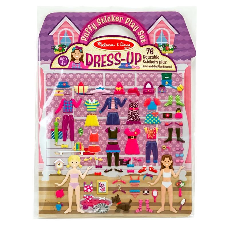 Melissa Doug Puffy Sticker Play Set Dress Up