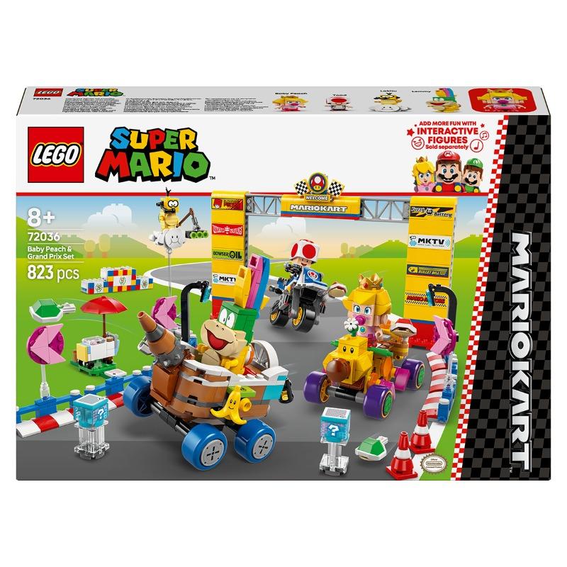Lego Super Mario Kart Baby Peach Grand Prix 72036
