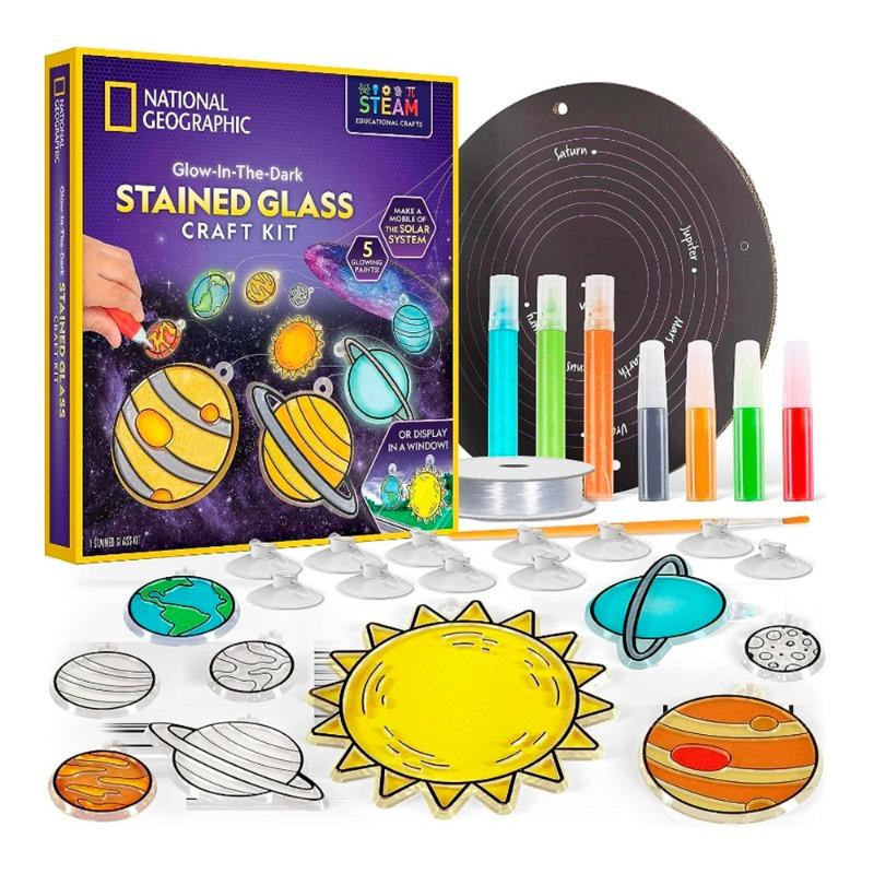 National Geographic Stained Glass Solar System Craft Kit