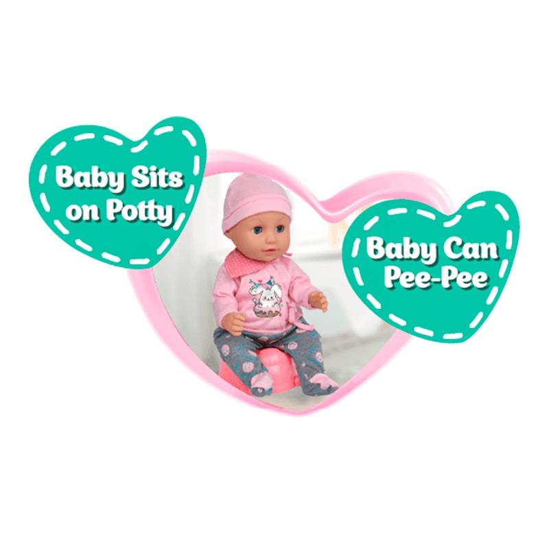 Baby Darling Lovely Baby Girl Doll Care Set - 14 Inch