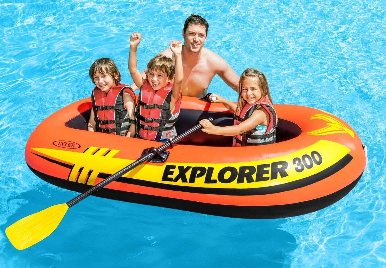 Intex - Explorer Pro 300 Boat Set
