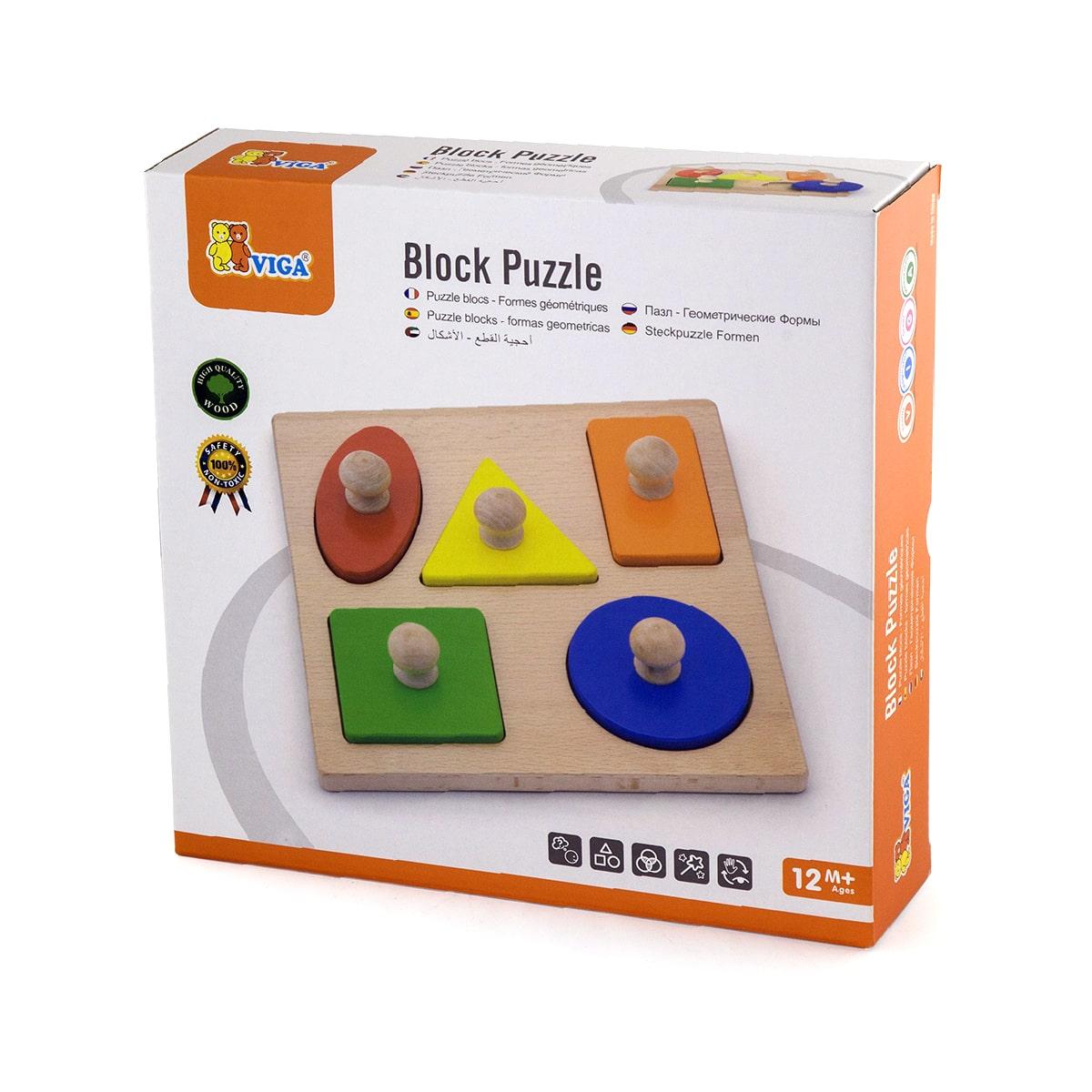 VIGA Wooden Stamps Shapes