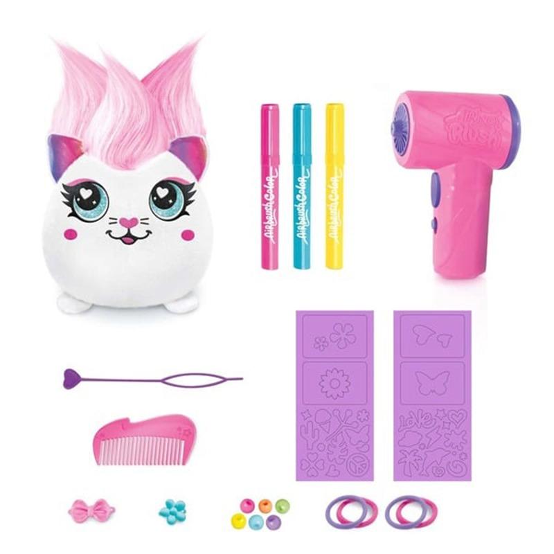 Airbrush Hairiffic Squish Pal Set
