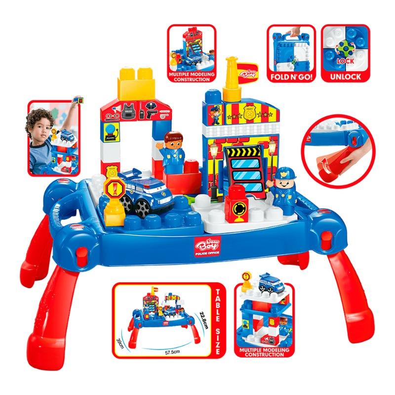 New Boy Police Desk Building Set - 30 Piece