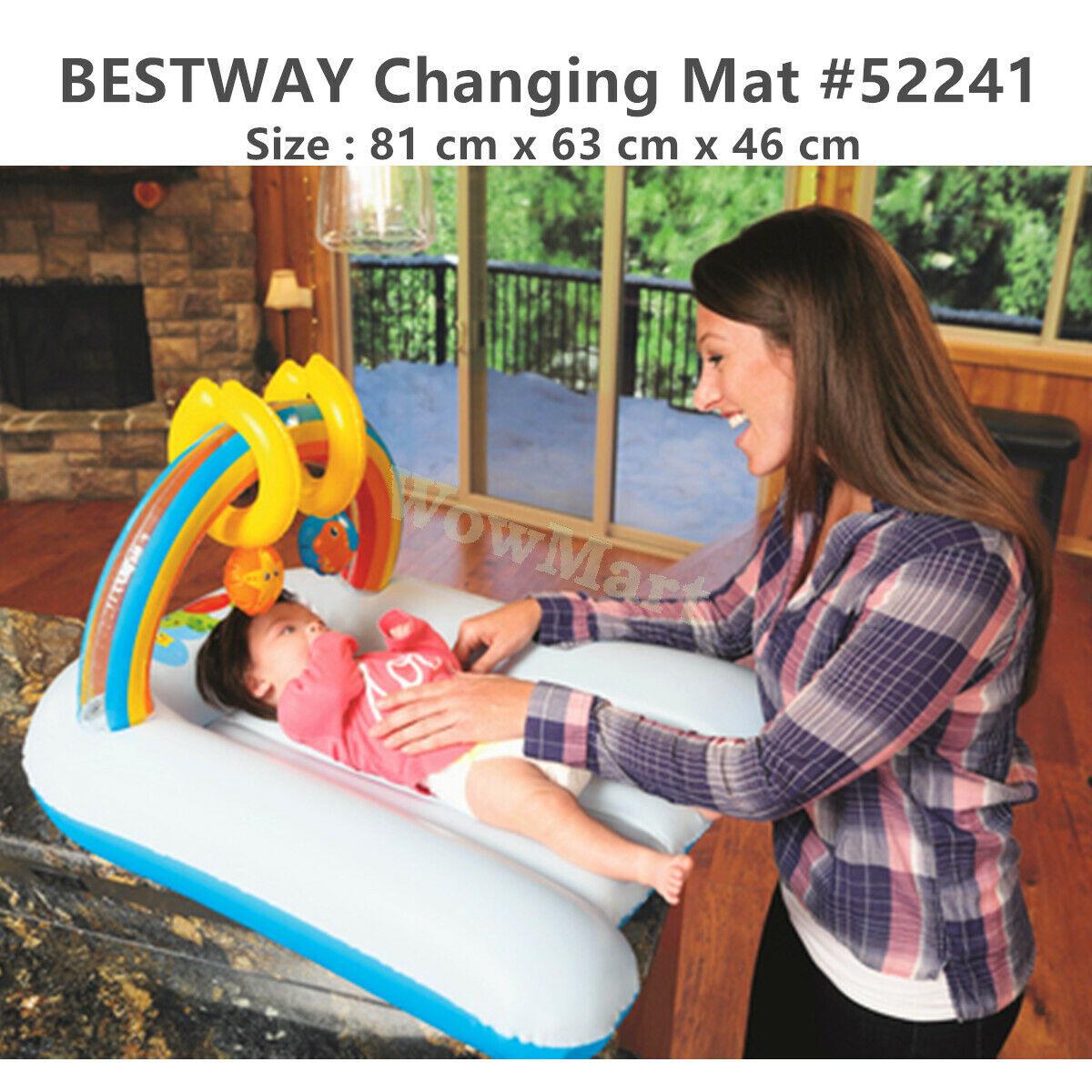 Bestway Inflatable Portable Changing Mat And Hanging Toy