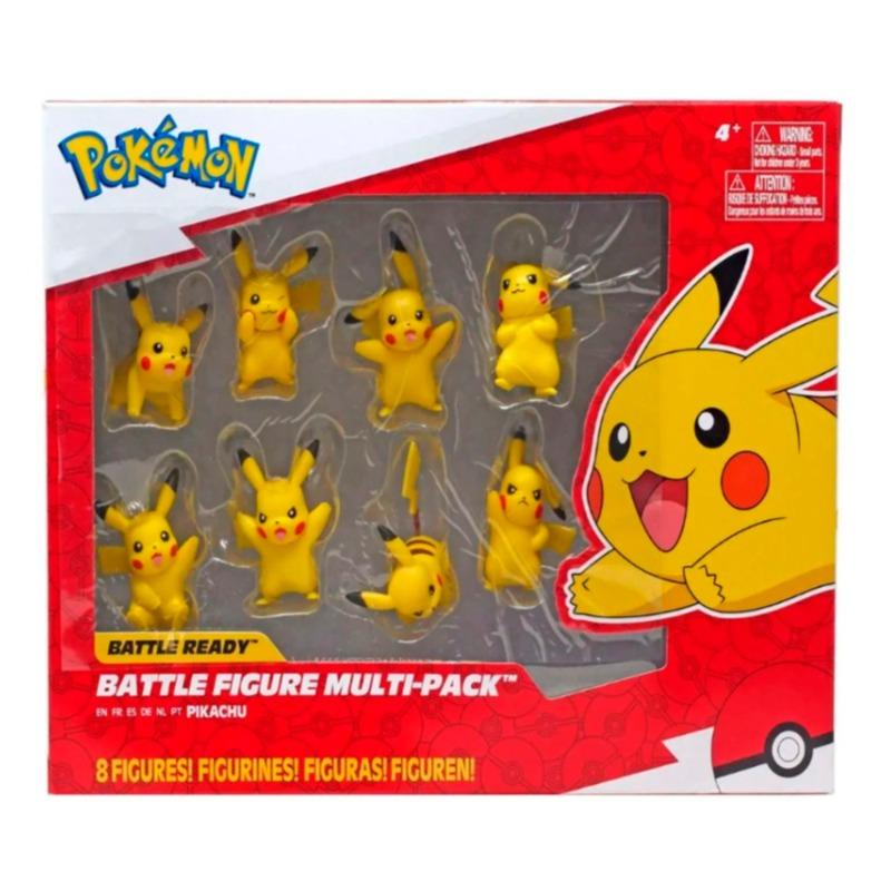 Pokemon Battle Figure Pickachu 8 Pack
