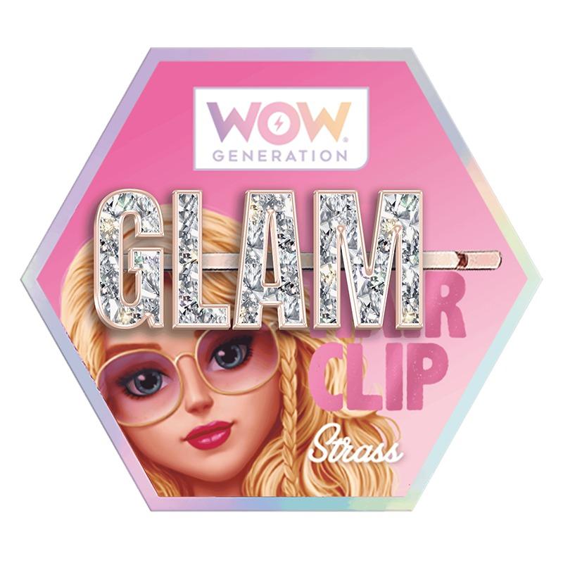 Wow Generation Glitter Hair Pins With Message - Multi Shapes