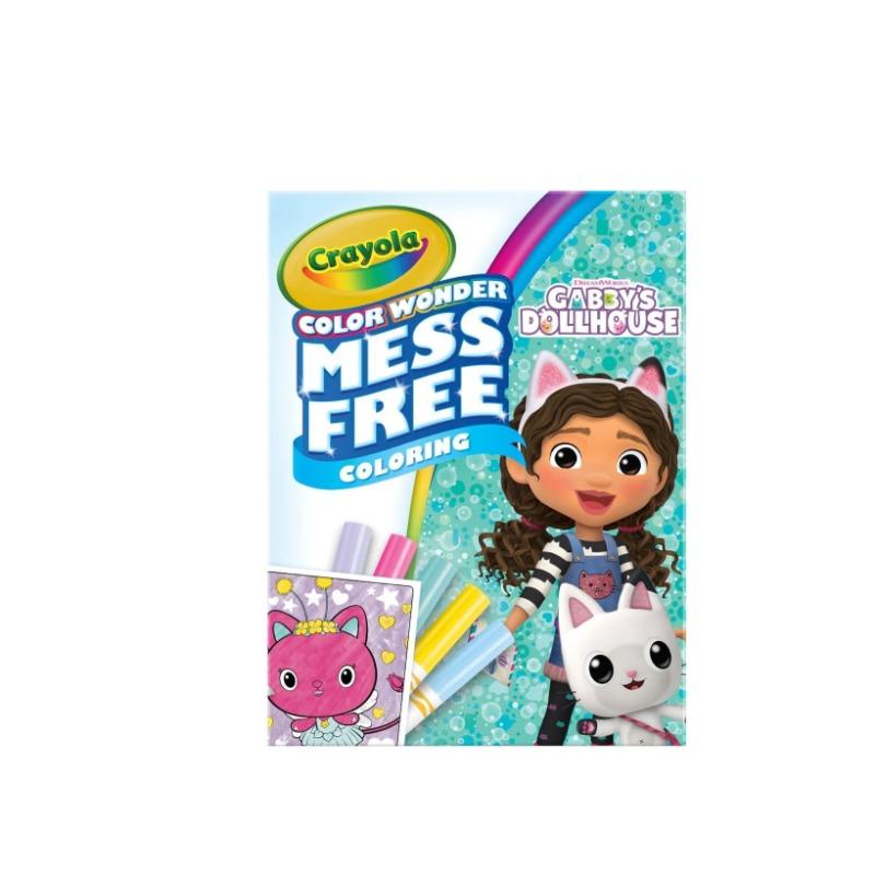Crayola Color Wonder Gabby's Dollhouse Mess Free Colouring Book