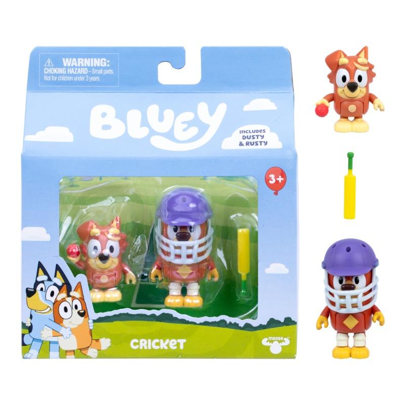 Bluey Figure 2 Pack Cricket S14 - Collectible Playset