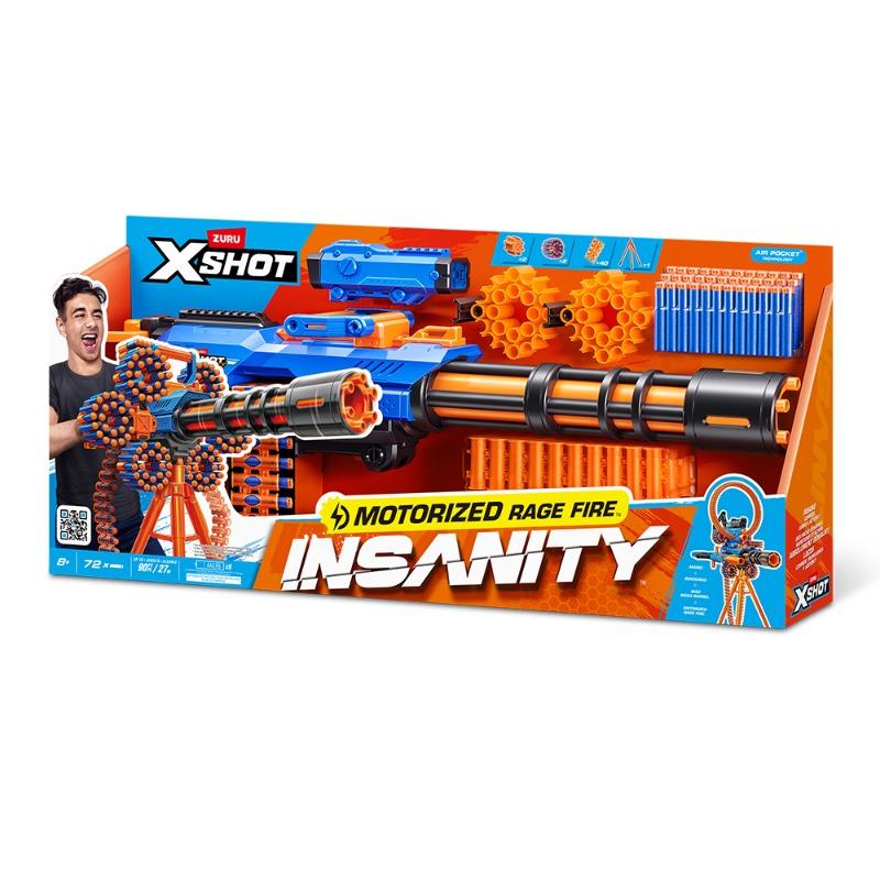 X-Shot Insanity Motorized Rage Fire By Zuru