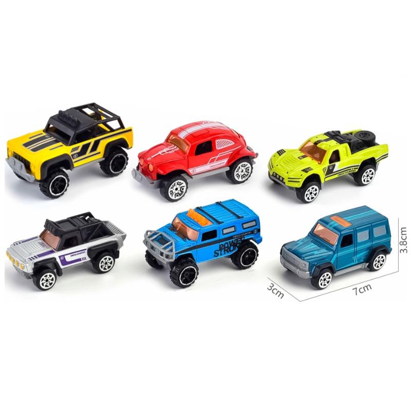 Meet Hot Street Convoy Alloy Inertial Off Road Car - Multishapes