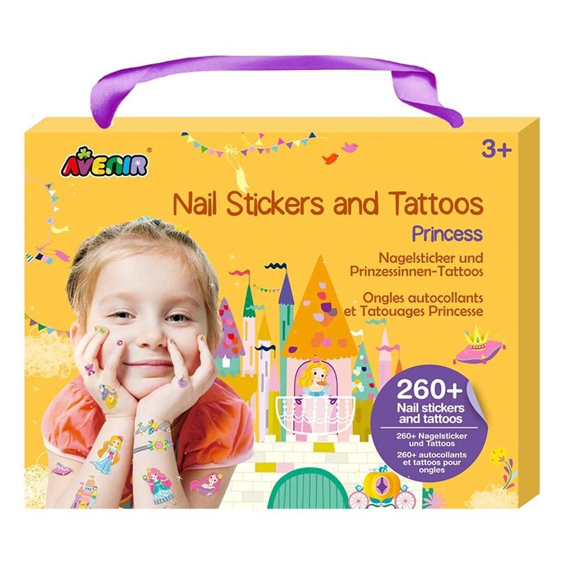 Avenir Nail Sticker And Tattoos - Princess
