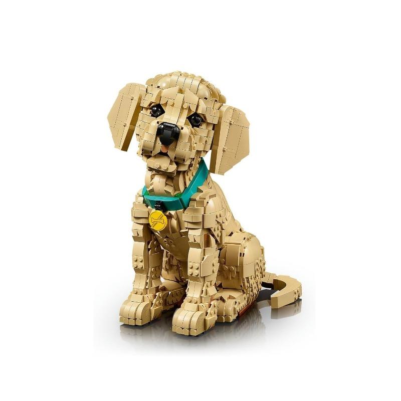 Lego Icons Golden Retriever Puppy - Animal Figure 11384