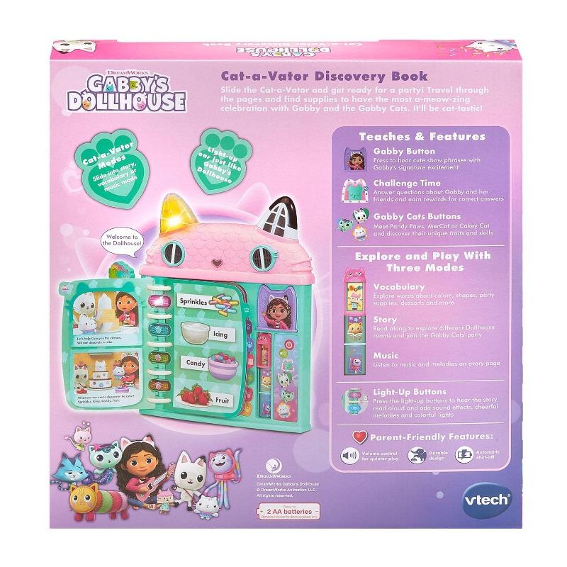 VTECH Gabby’s Dollhouse Cat-a-vator Discovery Book