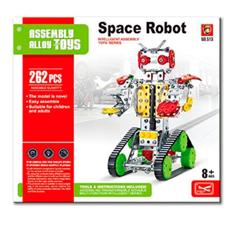 Space Robot Construction Toy Kit - 262 pcs
