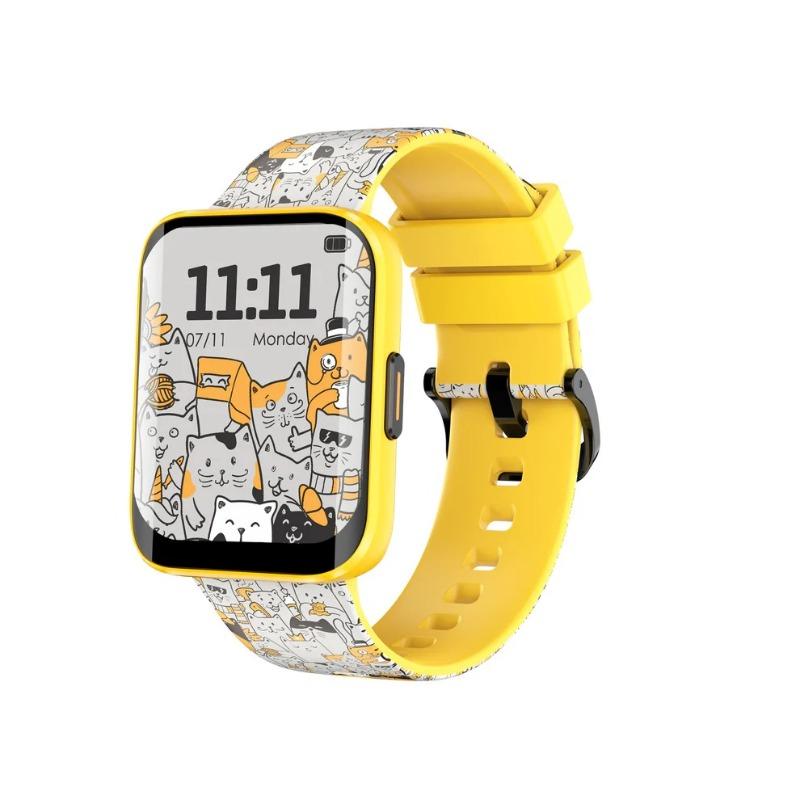 WatchOut Champion Kids & Teens Smartwatch with Habit Building, Heart Rate, Activity Track, 22 Sports Mode, Waterproof, Class Lock (Sunshine Yellow)