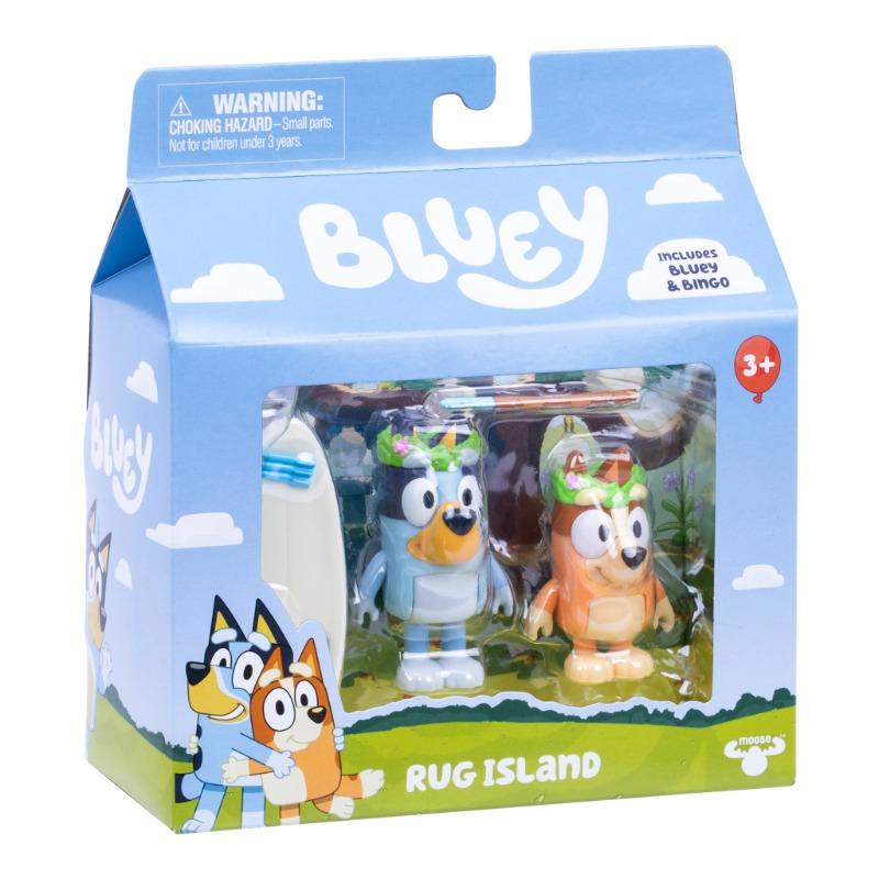 Bluey Figure 2-Pack Rug Island