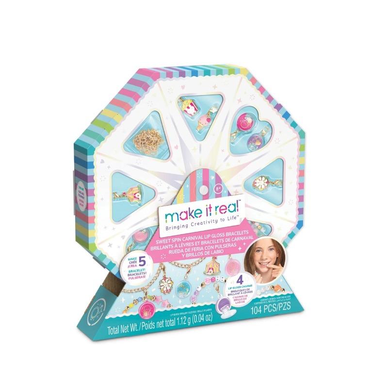 Make it Real Sweet Spin Carnival Lip Gloss Bracelets
