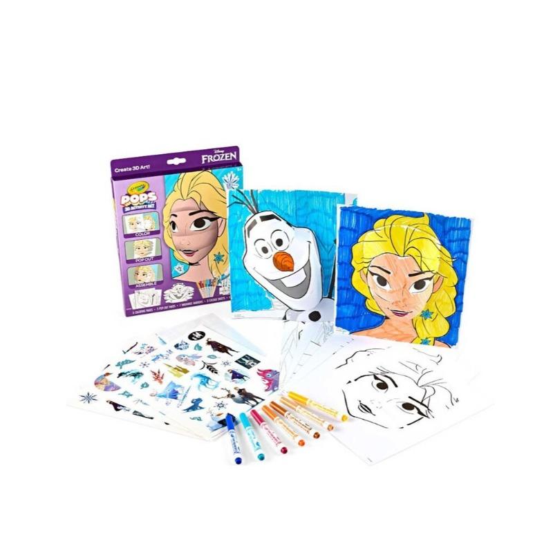 Disney Frozen 3D Activity Set Colouring And Drawing Creation