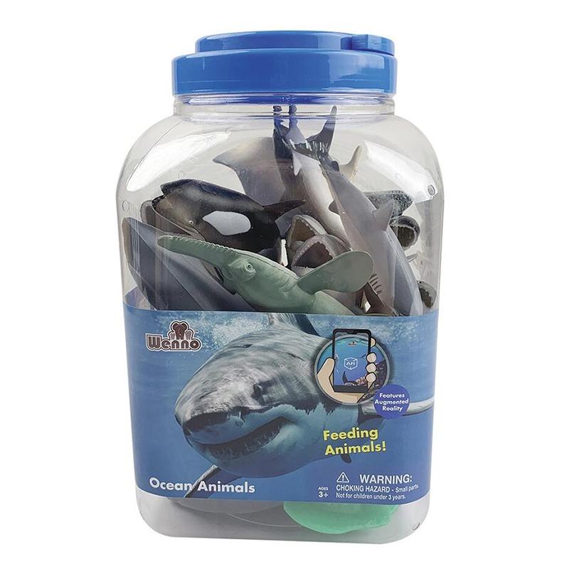 Wenno Ocean Animals Playset - 30 Pcs