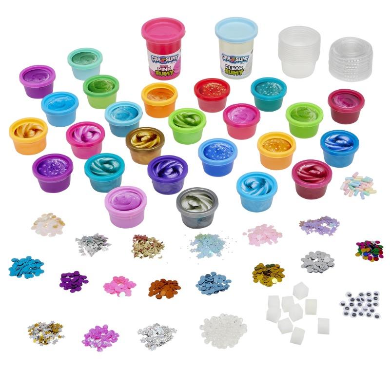 Cra Z Slimy Super Sensory Unboxing Slimes and Putties