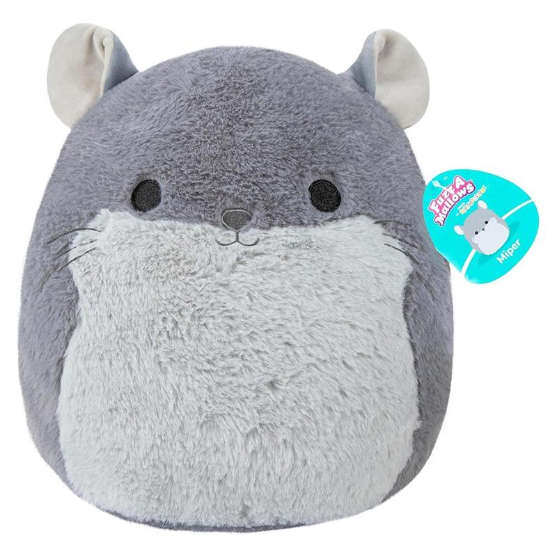 Squishmallows 12" Plush - Fuzzamallows Med Plush Miper-Chinchilla