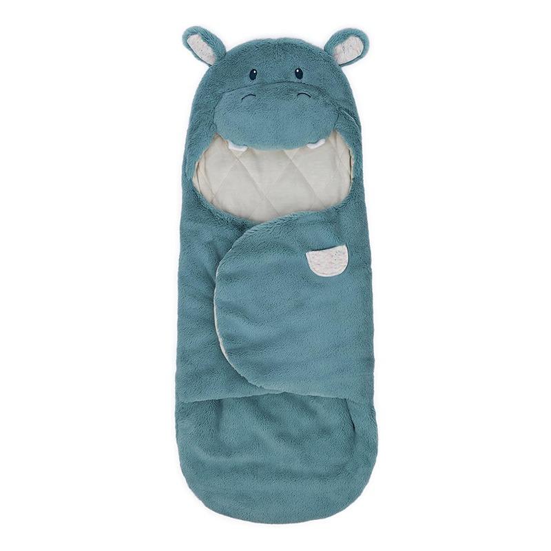 GUND Baby Oh So Snuggly Hippo Blanket Wrap
