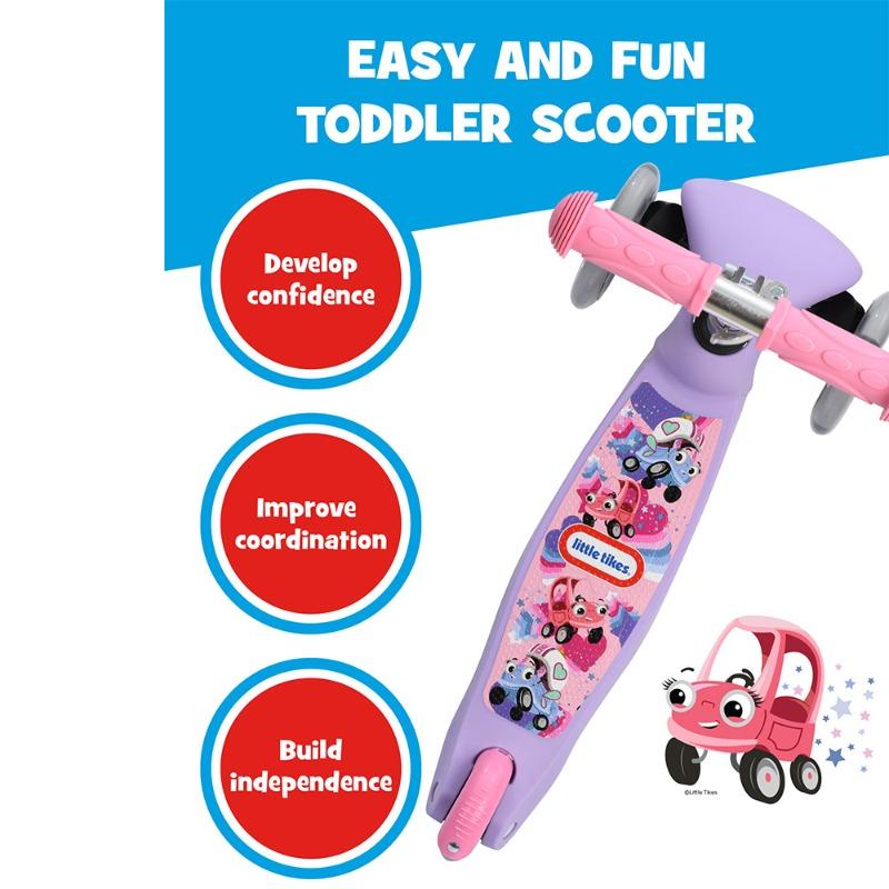 Boldcube X Little Tikes Teeny 3-wheel Scooter - Purple/pink