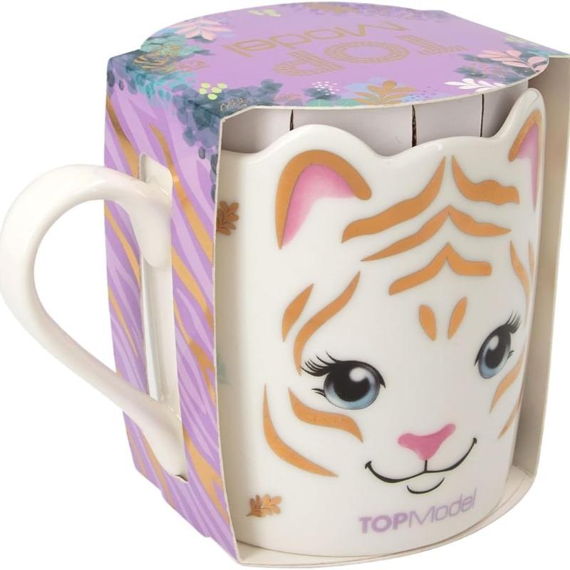 Top Model Mug Cat Design 300 ml -White