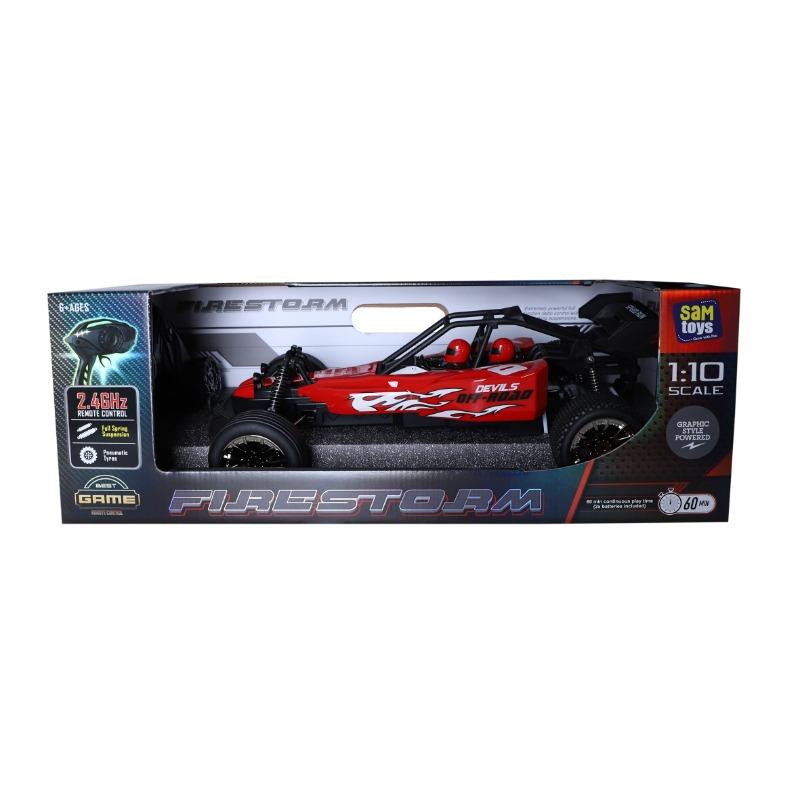 SAM Toys Firestorm RC Off-Road Speed Buggy – Red
