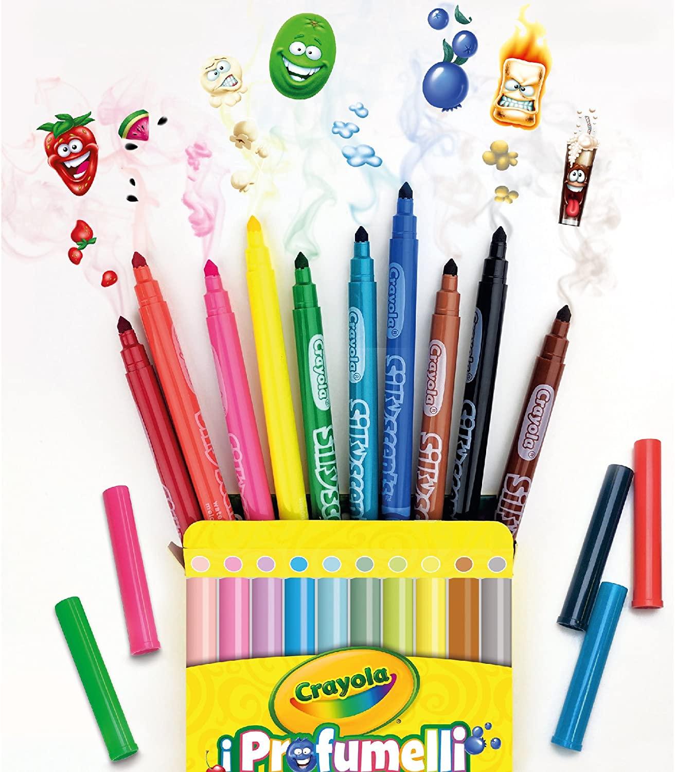 Crayola Stilly Scents Sweet Fine Line Washable Markers 10Ct
