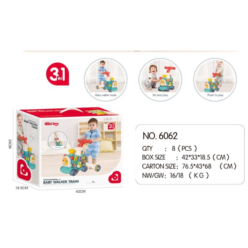 Battery Operated Small Steam Walking Train 3-in-1