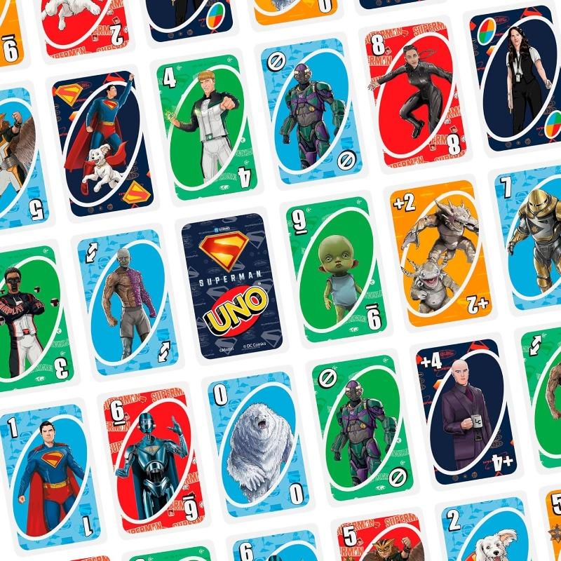 UNO Superman Movie Playing Cards Game