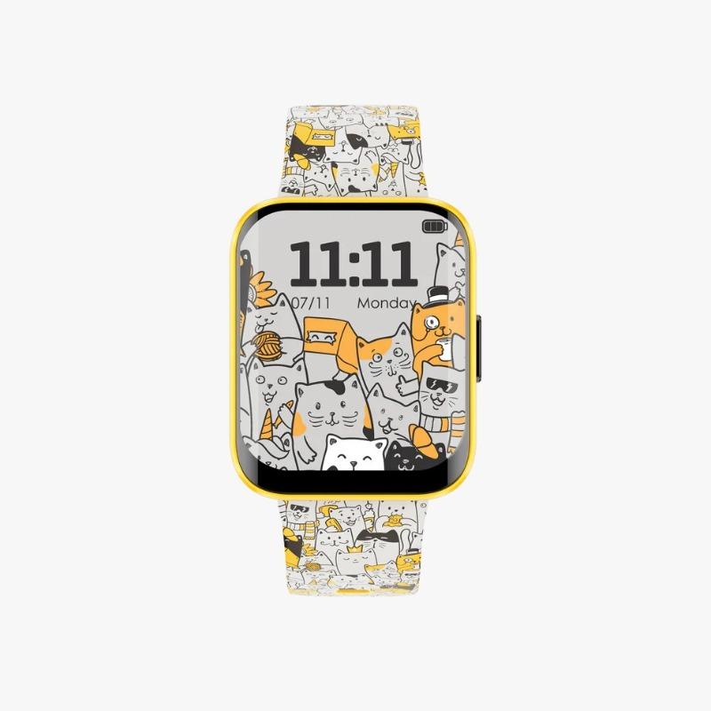 WatchOut Champion Kids & Teens Smartwatch with Habit Building, Heart Rate, Activity Track, 22 Sports Mode, Waterproof, Class Lock (Sunshine Yellow)