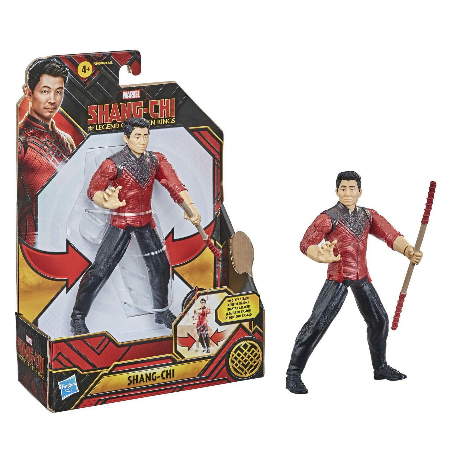Marvel Shang-Chi Action Figure With Bo Staff Attack