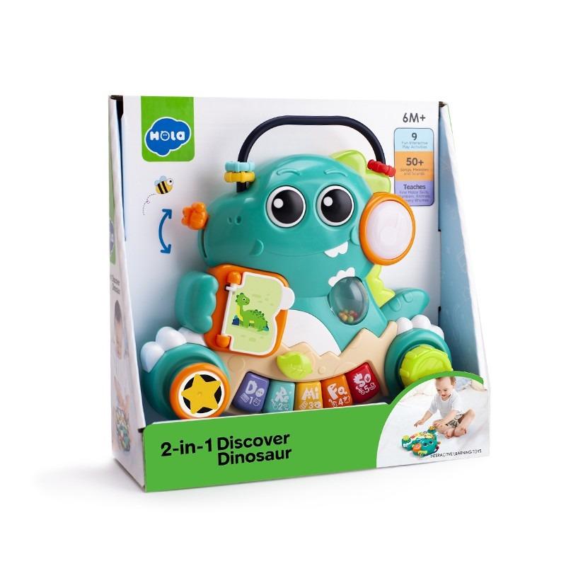 Hola Musical Piano 2 in 1 Dinosaur