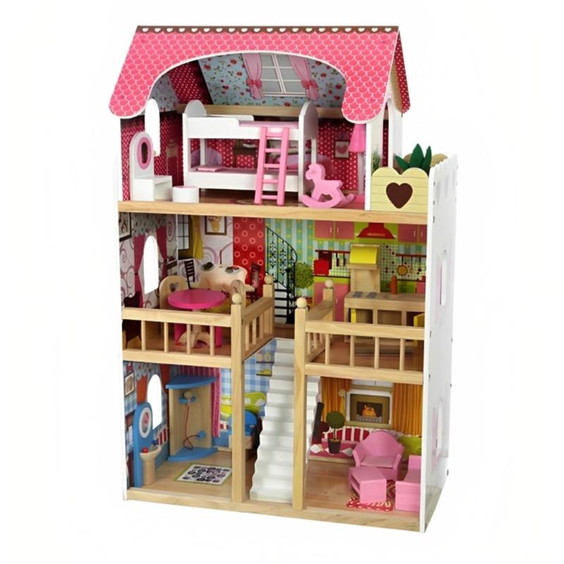 Kidland Wooden Dolls House Playset