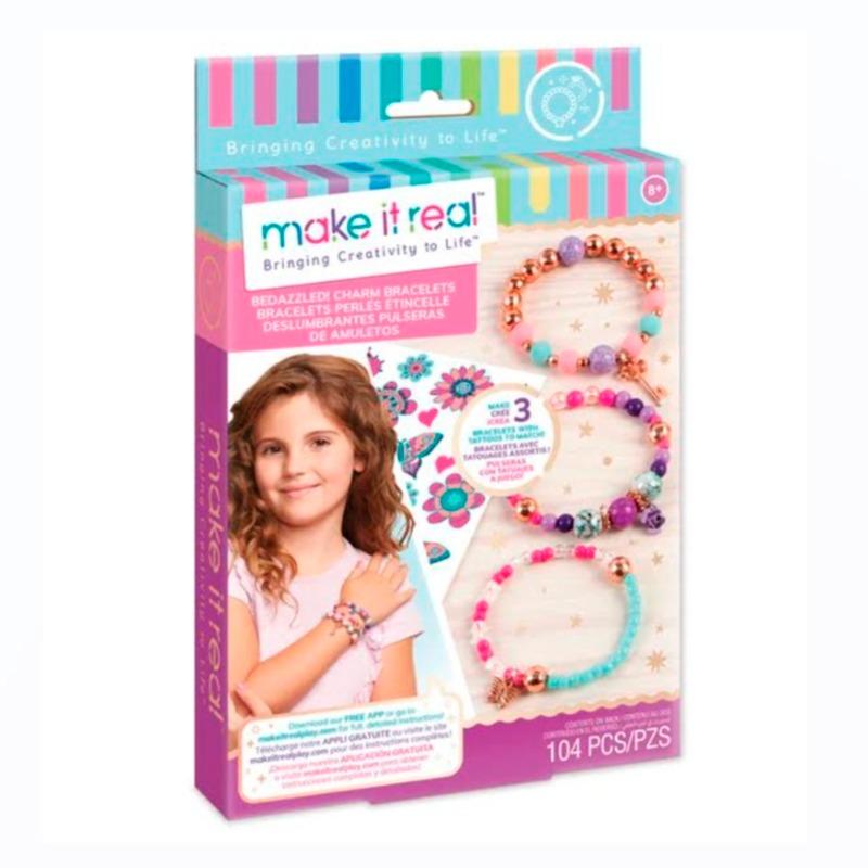 Make It Real Bedazzled Charm & Bracelets