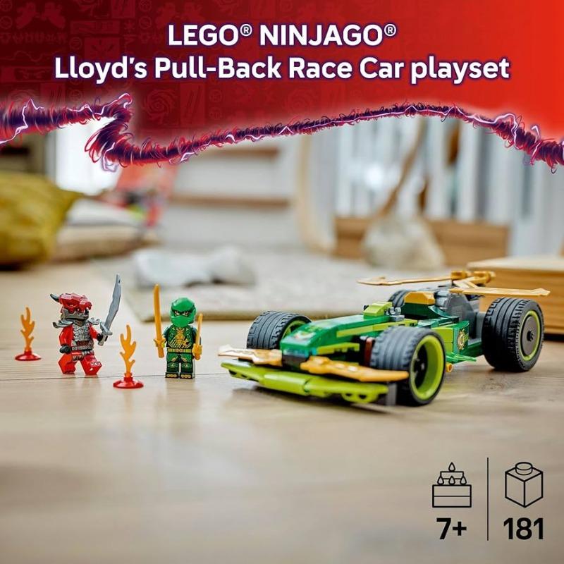Lego Ninjago Lloyd's Pull-Back Race Car 71828