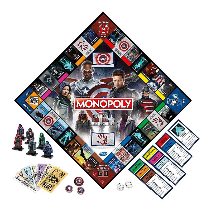 Monopoly Marvel Studios The Falcon And The Winter Soldier Edition